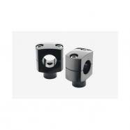 TORRETAS CUSTOM CHROME SHORTY NEGRAS