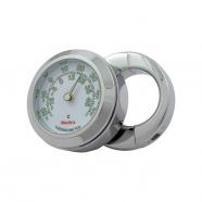 TERMOMETRO MONTAJE EN MANILLAR SOPORTE CHROME 1-78 WHITE