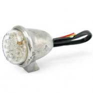 PILOTO TRASERO WANNABE CHOPPERS LARGO ALUMINIO LENTE CLARA