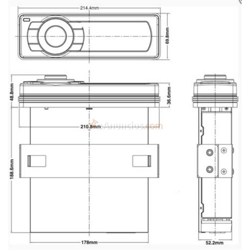 RADIO ACUATICO SUPERLUXE HARLEY DAVIDSON TOURING 98-13