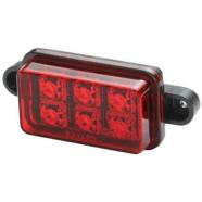 LUZ DE FRENO TRASERO LENTE ROJA