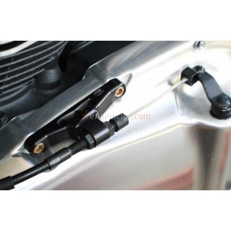 SOPORTE CABLE DE EMBRAGUE BILLET NEGRO TRIUMPH