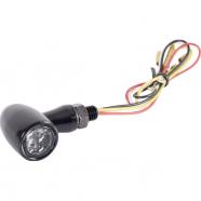 INTERMITENTE LED CON LUZ DE POSICION Y FRENO GREAT BULLET NEGRO