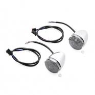 KIT INTERMITENTES LED BULLET CROMADOS HARLEY DAVIDSON
