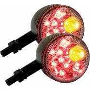 INTERMITENTES LED BULLET CON LUZ POSICION Y FRENO