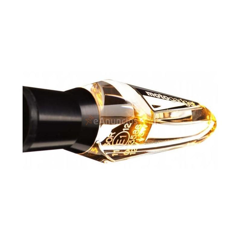 INTERMITENTE LED M-BLAZE ICE NEGRO