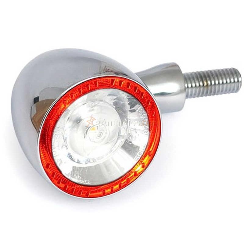INTERMITENTE LED CROMADO CON LUZ TRASERA KELLERMAN BULLET 1000 DF