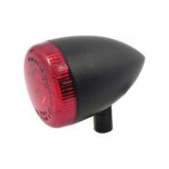 Intermitente led universal black lente roja
