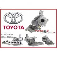 Turbo 17201-33010 reconstruido para TOYOTA AURIS (_E15_) 1.4 D-4D (NDE150_) 66Kw90cv 2007-2012