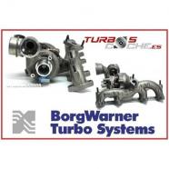 Turbo KKK-Borgwarner reconstruido para SKODA OCTAVIA y Combi (1Z3, 1Z5) 1.9 TDI 77Kw105cv 2004-2010 -  54399700022
