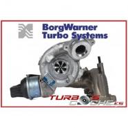 Turbo KKK-Borgwarner 53039700139 reconstruido para VW PASSAT (3C2, 3C5) 2.0 TDI 110cv136cv,140cv143cv 2005-2010