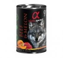 Alpha Spirit Canine Humeda Ternera + Melon 100 natural sin aditivos 400