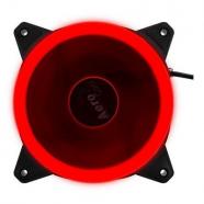 Aerocool Ventilador Iluminación D. Anillo 12cm Rojo, original de la marca Aerocool