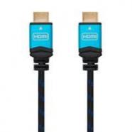 Cable hdmi v2.0 4k 60hz 18gbps. Am-am. Negro 0.5m nanocable