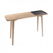 Consola de entrada de estilo nórdico roble claro