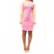 VESTIDO ROSA BRILLOS