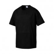 CAMISETA NEGRA ARCHIVE EMBOSSED PRINT