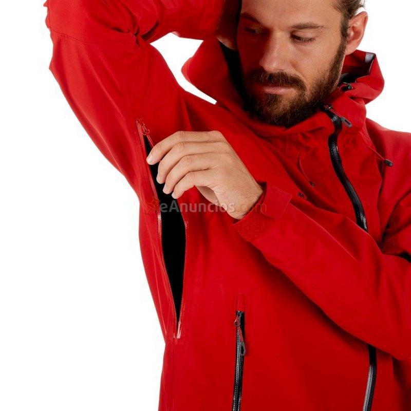 Chaqueta Gore-Tex Mammut CRATER HS HOODED Hombre Magma