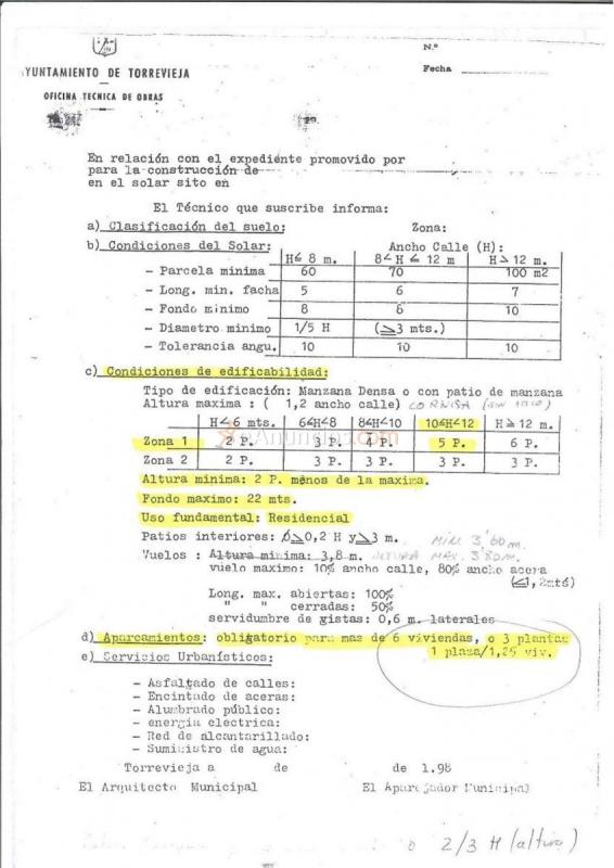 Parcela Rustica en venta en  CONCORDIA, Centro, Torrevieja
