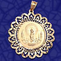 Medallas virgen pilar en oro y plata