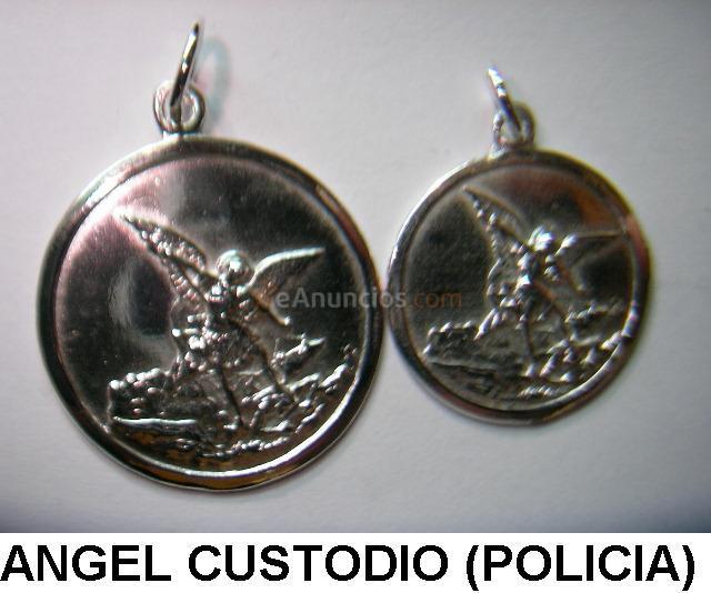 Medalla angel custodio de la guarda