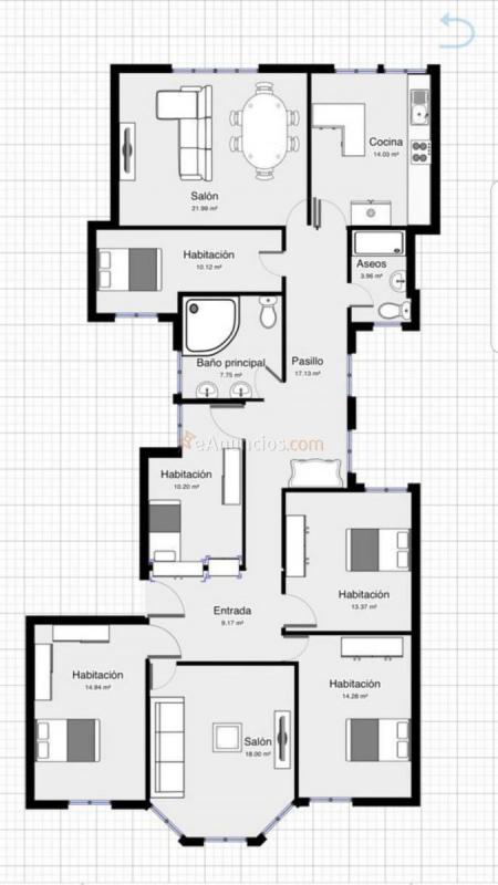 Apartamento en venta en Calle Caridad, Gijón, Centro, Gijón