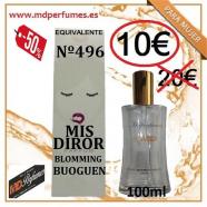 Perfume Mujer equivalente n496 Mis diror blomming Buogu
