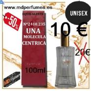 Perfume equivalente UNISEX ESCEN UNA MOLECULA  CENTRICA