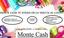 La vuelta al cole es mas fácil con monte cash