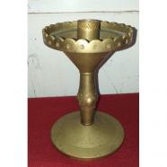 Candelabro de altar de bronce siglo xix