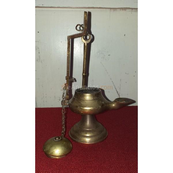 Candil de bronce siglo xx