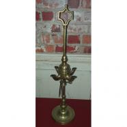 Quinqué de bronce 4 puntos de luz siglo xix