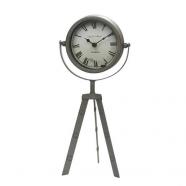 Reloj de mesa trípode 42 cm gris