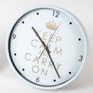 Reloj de pared Calm 30 cm plata
