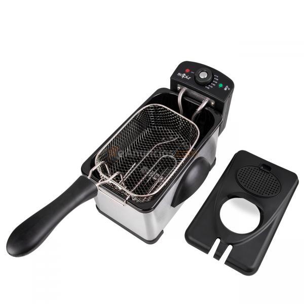 Freidora profesional 34-BN3304 2L 2000W con ventana inox