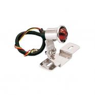 PILOTO TRASERO CROMADO CON PORTAMATRICULAS KIJIMA