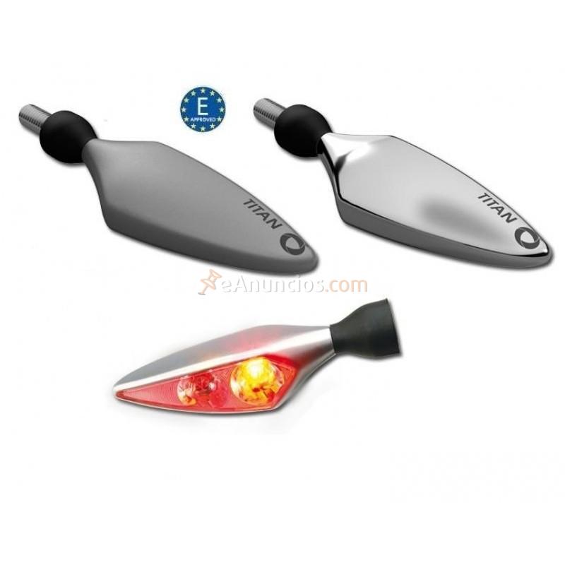 INTERMITENTE MICRO RHOMBUS DF TITANIO SATINADO DEL. IZQ O DETRAS