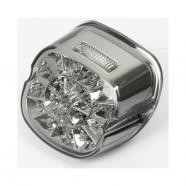 LUZ TRASERA LED CON REFLECTOR CROMO HOMOLOGADO H-D