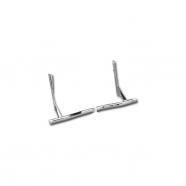 SOPORTE BARRA FARO AUXILIAR CROMADO HARLEY FL 68-84