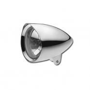 Faro custom billet cromado 4 12 cobra