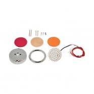 Luces led circulo 5.71 cm 48 leds ambar