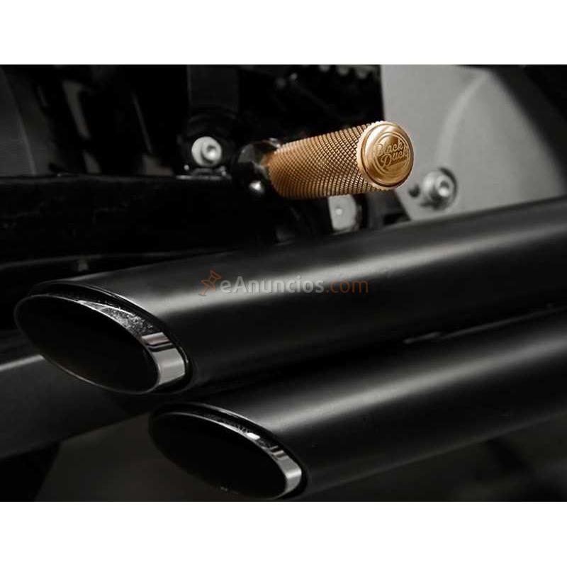 Estriberas black duck oro 24k harley davidson