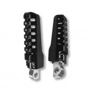 Estriberas burly razorback negras harley davidson