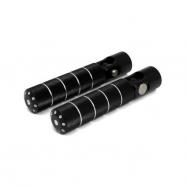 Estriberas pasajero bomber negras universales