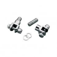 Soportes de estriberas cromados universales