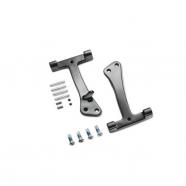 Kit de soportes estriberas pasajero black harley dyna 06-up