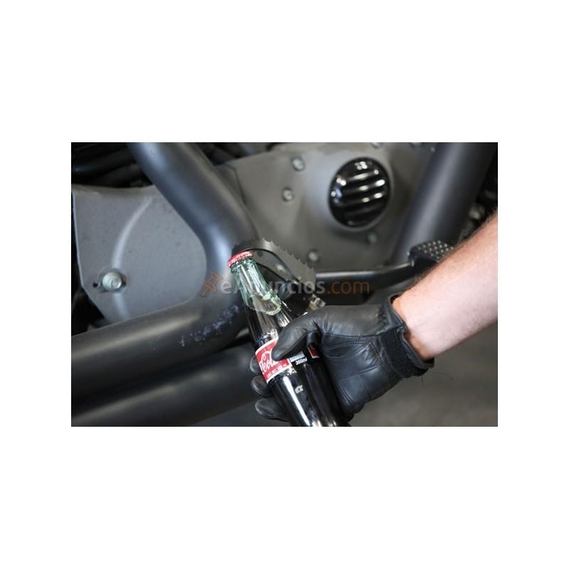 Estriberas burly brand acero negro mate