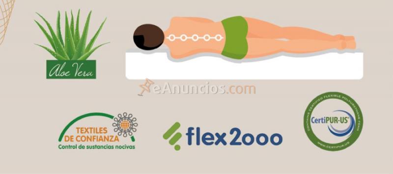 Colchón MARSELLA  135 x 190 cm. viscoelástica