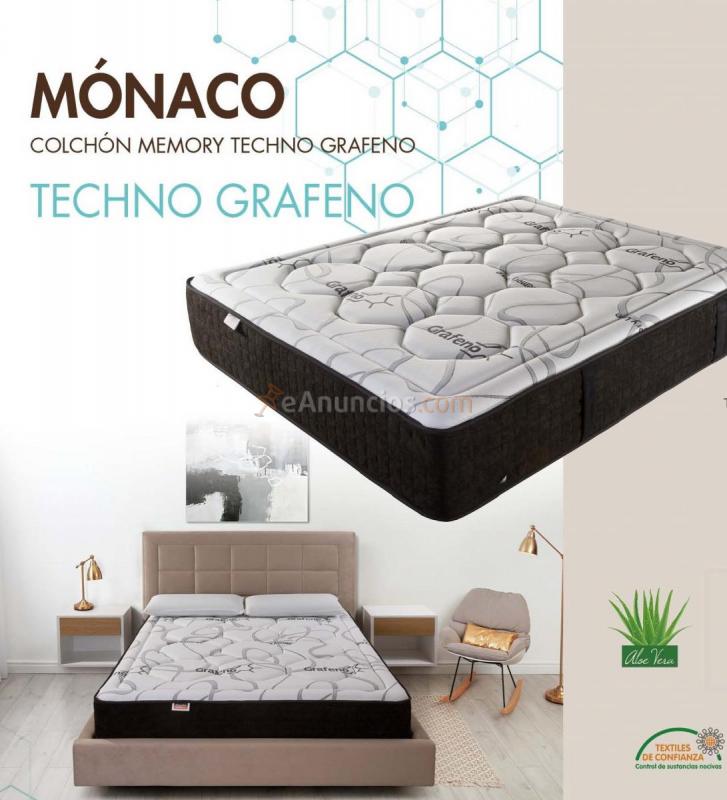 COLCHÓN MÓNACO 135 X 190 cm. viscoelástico