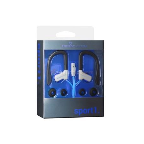 Energy Sistem - 429332 auriculares para móvil Binaural gancho de oreja, Dentro de oído Azul